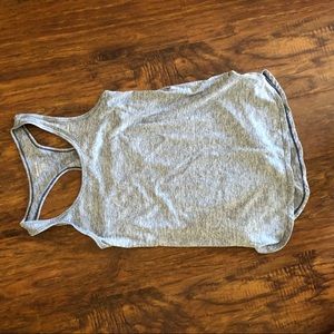 Gray Reebok athletic tank: small